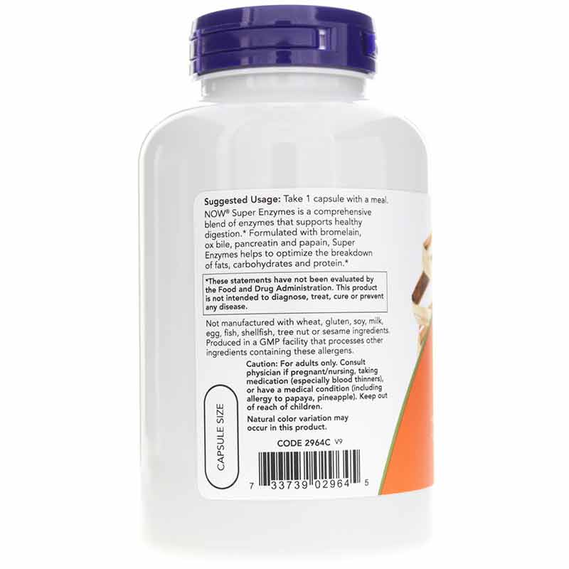 Super Enzymes Capsules, NOW Foods